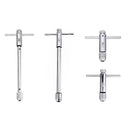 Drillpro Adjustable T-handle Screw Tap Handle M3-M8 M5-M12 Standard and Extended Length Tap Wrench Hand Tapping Tool