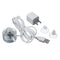 1W Aquarium Fish Tank Submersible LED Spotlight Air Bubble Light Underwater Lamp AC110V-220V