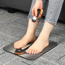 EMS Dual Foot Leg Massager Pad 6 Modes 9 Speeds Rechargeable Feet Relax Deep Kneading Shiatsu Therapy Massage Mat