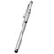 4 In 1 Multifunctional LED Light Touch Screen Capacitor Pen Laser Pointer Handheld Ballpoint Pen Electronic Touch Pen Random Color