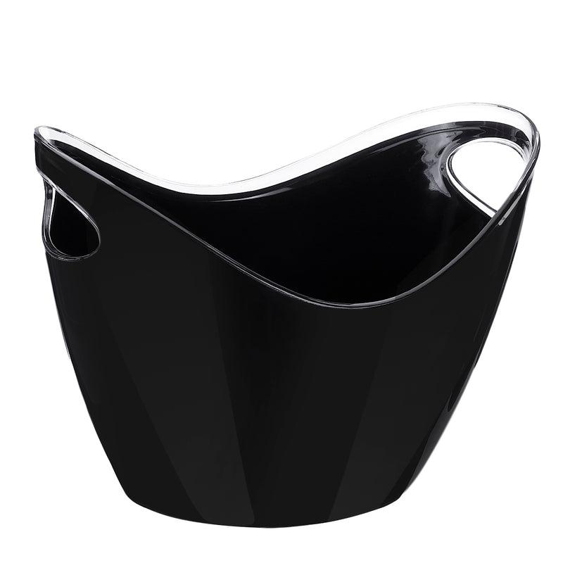 4L Plastic Transparent Garden Super Large Ice Bucket Bar