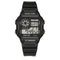 STRYVE S8013 Black Strap Luminous Display Alarm Clock Countdown Date Wekk Men Digital Watch