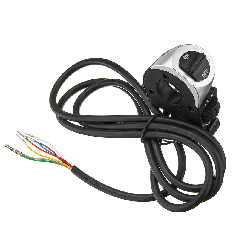 3in1 Wuxing Motorcycle Electric Scooter Handle Switch With HeadLight Taillight Horn Botton