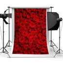 5x7ft Vinyl Valentine's Day Red Rose Photography Background Photo Studio Prop Backdrop