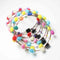 10PCS 3 Modes LED Flower Wreath Headband Garland Colorful Light Wedding Holiday Party