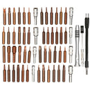KCASA 60Pcs Multi-function Mini Screwdriver Screw Set Hardware Watch Jewelry Electronic Repair Combination Tools Kit