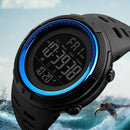 SKMEI 1251 Countdown Double Time Digital Watch Men Chronograph Electronic Sport Watch