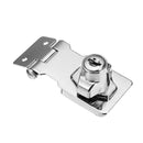 2.5/3/4 Inch Garage Shed Gate Door Hasp Lock Staple Security Key Locking