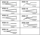 DANIU 9pcs ESD Stainless Steel Anti-static Tweezers with Storage Bag Teardown Electronic Maintenance Tool