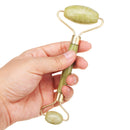 Jade Roller & Gua Sha Set Face Thin Massage Roller & Body Scraping Tool Premium 100% Jade