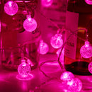 KCASA 2M 20 LED Bubble Ball String Lights LED Fairy Lights for Festival Christmas Halloween