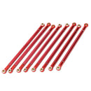 8Pcs Red Axial Scx10 Aluminum Upgrad Alloy Rod Holder 313MM Wheelbase