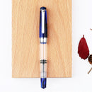 Moonman Penbbs 309 Piston Fountain Pen Transparent Acrylic Resin Large-capacity F 0.5mm Business Writing Ink Pen with Box