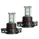 Pair 12V H16 5202 5050 2504 SMD LED Car Fog Light Bulbs DRL Lamp Deep Blue 10000k