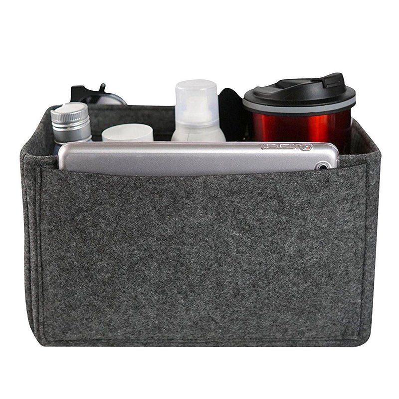 Felt Insert Bag Multi Pockets Handbag Purse Organizer Cosmetic Makeup Travel Desktop Organizer