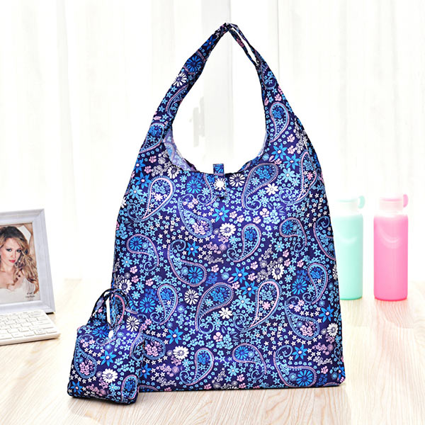 Honana HN-B37 Foldable Waterproof Shopping Storage Bag Potable Reusable Handle Grocery Bag