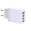 Bakeey 3.1A LED Display 3 USB Ports Fast Travel Charger EU Plug For Pocophone f1 Oneplus 6T mi8