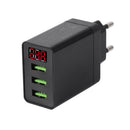 Bakeey 3.1A Three Port LED Display Fast Charging USB Charger Adapter For iPhone XS 11 Pro Huawei P30 Pro Mate 30 5G Xiaomi 9Pro S10+ Note 10