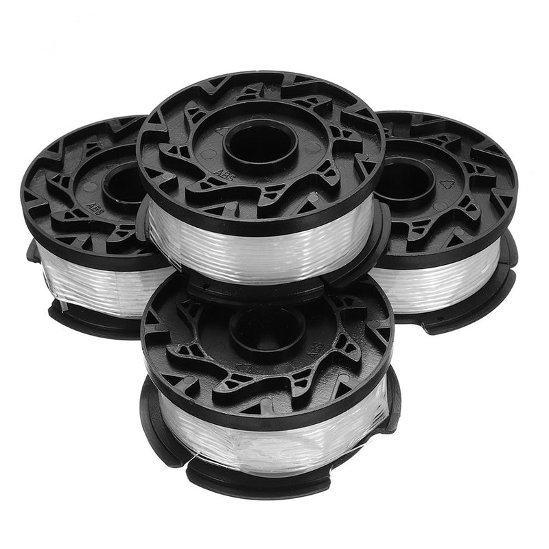 4pcs 30 Inch Trimmer Line With Replacement Spool Cap Cover / Spring For BLACK/DECKER String Trimmers