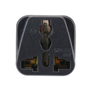 Universal AC Power Type D 3 Pin Round Plug Travel Adapter Convert
