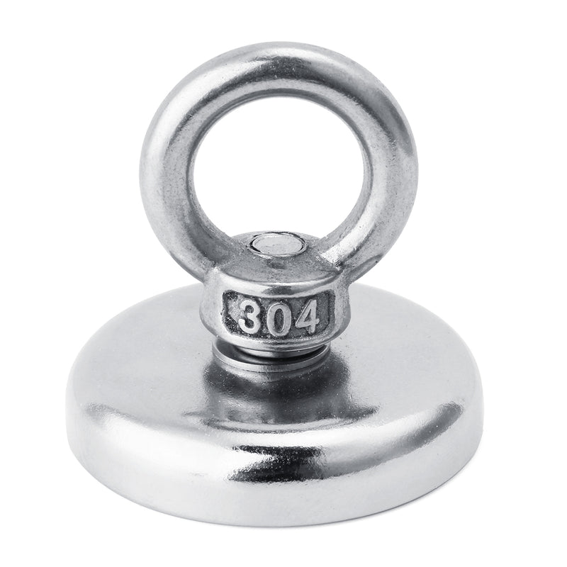 70KG D42mm Neodymium Recovery Fishing Magnet NJ42 Metal Sea River Treasure Recovery Magnet