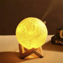 880ML 3D LED Night Light Air Humidifier Moon Lamp Aroma Essential Oil Diffuser
