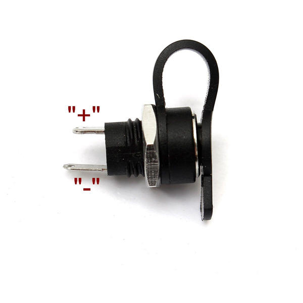 10Pc/Set Guitar Waterproof 3A 5.5 X 2.1mm DC Socket Plug Power Charger Plug Female Panel Mount
