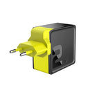 ROCK Sugar 30W QC3.0 2 USB Ports Fast Charging EU Plug Travel Charger For iphone X 8/8Plus SamsungS8