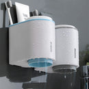 Magnetic Suction Mouthwash Cup Double Wash Cup Non-trace Wall Toothbrush Holder