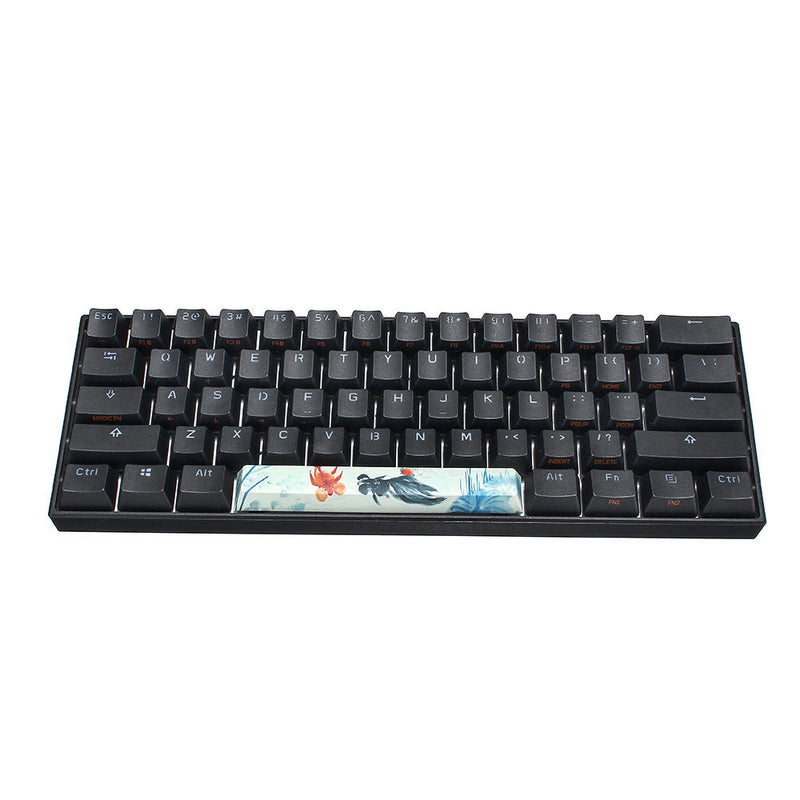 Five-sided Dyesub PBT Carp Space Bar 6.25u Novelty Keycap