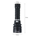 Elfeland L2 2000LM High Power Waterproof Diving LED Flashlight +18650