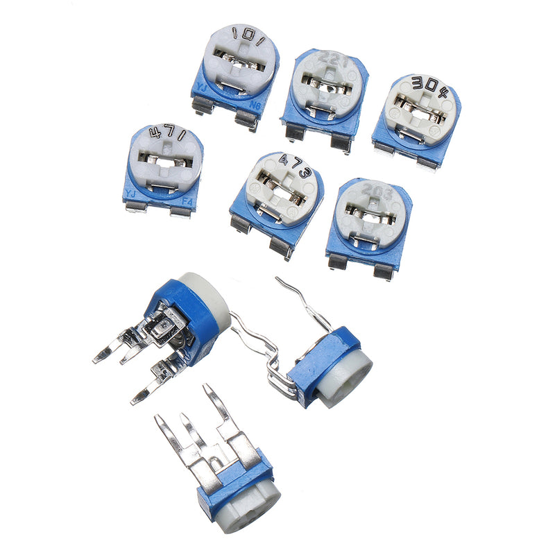 150pcs 15 Values 10 Each Trimming Potentiometer RM-065 Adjustment 100ohm-1M RM065 Variable Resistors Assorted Kit