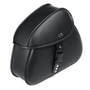 Pair Universal Motorcycle PU Leather Saddlebags Side Storage Tool Pouch Bags Box