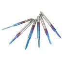 Drillpro M1-1.8 Nano Blue Coated Metric Thread Tap Straight Flute Machine Tap HSS Screw Tap