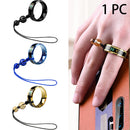 Bakeey Digital Display Polished Temperature Induction Mirror Effect Durable With Lanyard Beads Phone Ring Holder Buckle Decorative Mobile Phone For Xiaomi Mi Note 10/ Xiaomi Redmi Note 8 pro