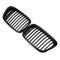 Pair Front Grille Grill Black for BMW E39 5 Series M5 1997-2003