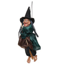 Halloween Decorations Witch Props Bright Eyes Laughing Sound Control Party Supplies