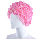 Flowers Design Cap Delicate Personalized Three-dimensional Petal Swimming Caps for Long Hair Sale
