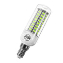 E14 E27 7W 72 SMD 5730 Warm White Pure White LED Corn Light  Bulb for Home Decoration AC220V