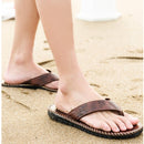 Men Casual Anti-slip Slippers Summer Beach Flat Soft Comfortable Flip Flop Sandals Leisure Shoes