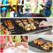 12Pcs BBQ Grill Mat Miracle Non Stick Barbecue Teflon Fiber Reusable BBQ Mat with 2 Brush