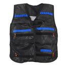 Kids Tactical Vest Kits Glasses Wristbands Mask Refill for Darts Games Gift