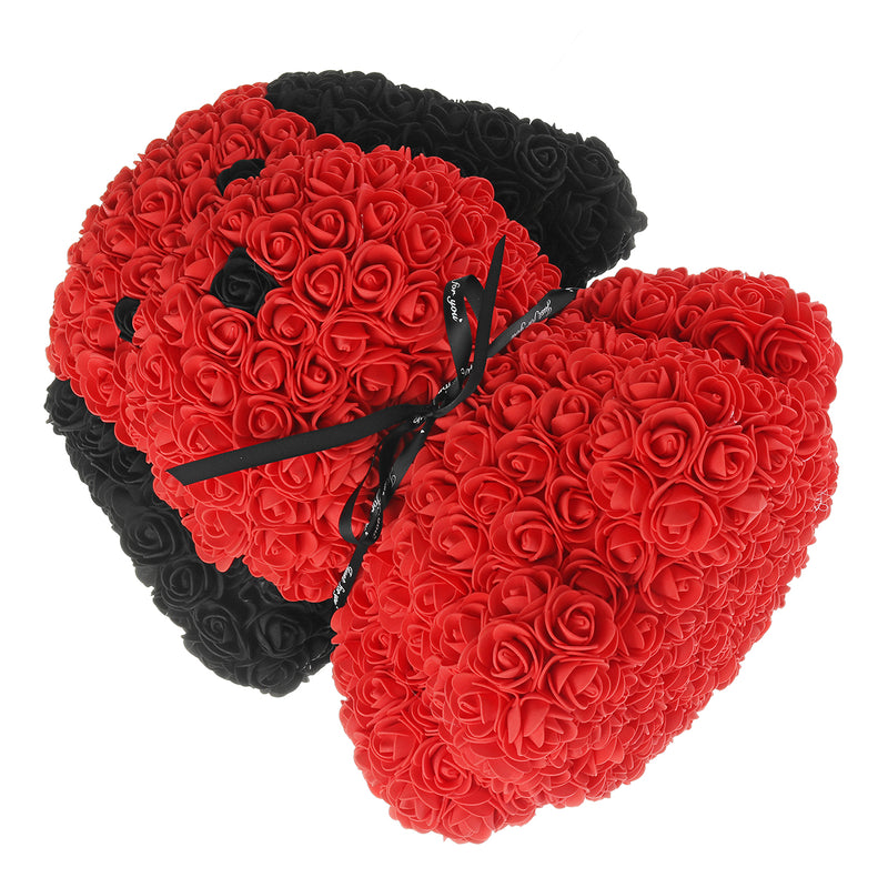 Artificial Rose Flower Dog Holiday DIY Birthday Gift 38cm Beautiful For Wedding Decorations