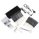 30Pcs Unlocking Lock Picks Set Key Extractor Transparent Practice Padlock Tool