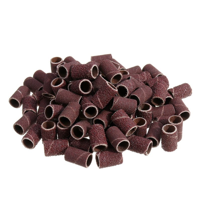 97Pcs Sanding Band Drum Sleeves Sandpaper Ring Set Mandrels Rotary Tool DIY