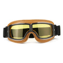 Motorcycle Flying Scooter ATV Goggles Helmet Glasses Goggles Yellow Frame
