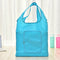 Solid Polyester Waterproof Shopping Bag Reusable Foldable Tote Shoulder Bag