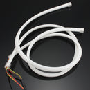 85cm Flexible LED Soft Tube Guide Light Car White DRL Strip Amber Turn Signal Lamps 2PCS