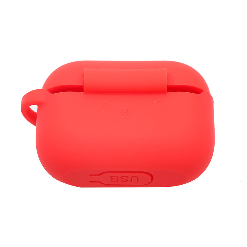 Bakeey 3mm thickness Silicone Shockproof Washable Earphone Storage Case with KeyChain for Apple Airpods 3 Airpods Pro 2019