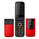 MAFAM E9 2.6'' 3800mAh Slim Fashion Flip Dual Touch Screen Dual Sim Card Dual Standby Feature Phone